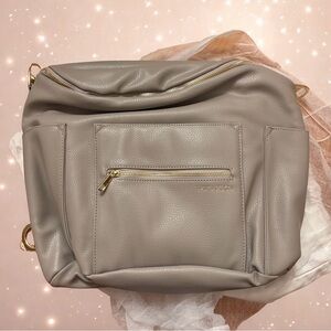 Fawn Design - Leather Diaper Bag